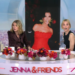 Still from the November 10 installment of TODAY with Jenna & Friends, of Jenna Bush Hager and Leslie Bibb reacting to Kris Jenner's youthful appearance during her 70th birthday party