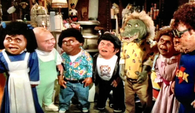The full line-up of Garbage Pail Kids in The Garbage Pail Kids Movie