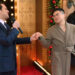 NBC Jonathan Groff performs with Bowen Yang at Macy's Thanksgiving Day Parade