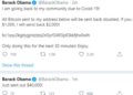 Barack Obama was one of the famous people to have their Twitter account hacked