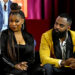 Kandi Burruss and Todd Tucker on stage at BravoCon 2022