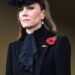 Kate paid a touching tribute to Princess Diana by wearing her Collingwood earrings, inherited from her late mother-in-law during the National Service of Remembrance