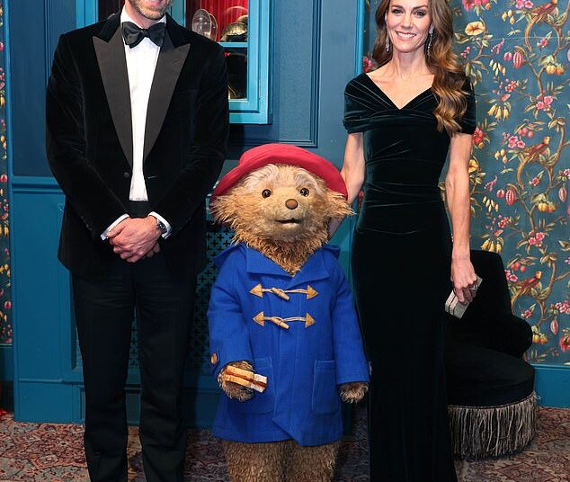 Prince William and Princess Kate were particularly taken with Paddington on Wednesday at the Royal Variety Performance at the Royal Albert Hall