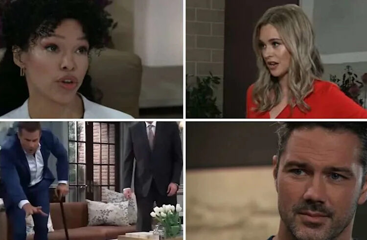 Portia, Jacinda, Drew and Nathan on General Hospital