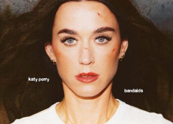 Katy Perry has left fans reeling after unveiling a dark, bruised-up new look to promote her upcoming single Band-Aid