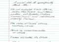 Handwritten letter from Keanu Reeves