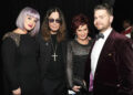 Kevin Mazur/WireImage Kelly, Ozzy, Sharon, and Jack Osbourne attend the attend the Grammys in 2014