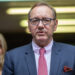 Kevin Spacey is seen outside Southwark Crown Court in London