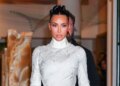 Kim Kardashian seen in Midtown on Oct. 28, 2025 in New York City. (Photo by Aeon/GC Images)