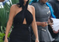 Kim Kardashian revealed her daughter North’s reaction to backlash over the preteen’s fake piercings and tattoos. COBRA TEAM / BACKGRID