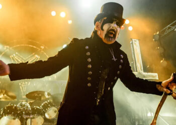 King Diamond performs at The Warfield Theater on November 2, 2015 in San Francisco, California.