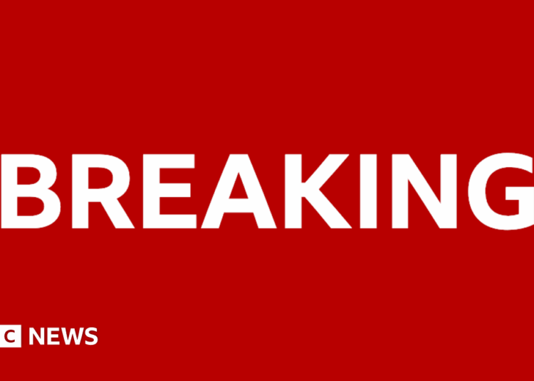 'Breaking' graphic