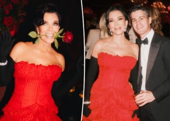 Kris Jenner's plastic surgeon Dr. Steven Levine spotted among celebs at her birthday bash