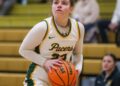 Marywood’s Olivia Ciullo prepares to take a shot during a...
