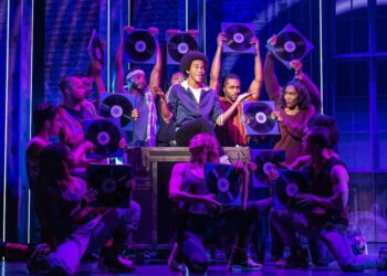 Brandon Lee Harris plays a young Michael with the tour cast of MJ the Musical. Photo by Matthew Murphy