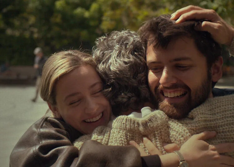 Lili Reinhart, Mark Ruffalo and Cooper Raif in Hal & Harper.
