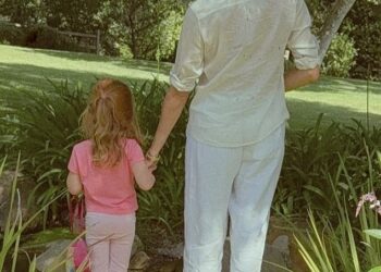 The former Suits actress uploaded a sweet image earlier this month, showing her holding hands with Lilibet as the pair explored the grounds of their house together. The little one was dressed in an all-pink outfit but seemingly decided against slippers or shoes