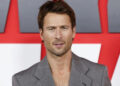 Glen Powell arrives at the premiere of "The Running Man" in New York City on Sunday. Photo by John Angelillo/UPI