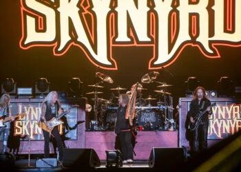 Lynyrd Skynyrd performs during the fifth day of the Iowa State Fair on Aug. 11, 2025, in Des Moines.