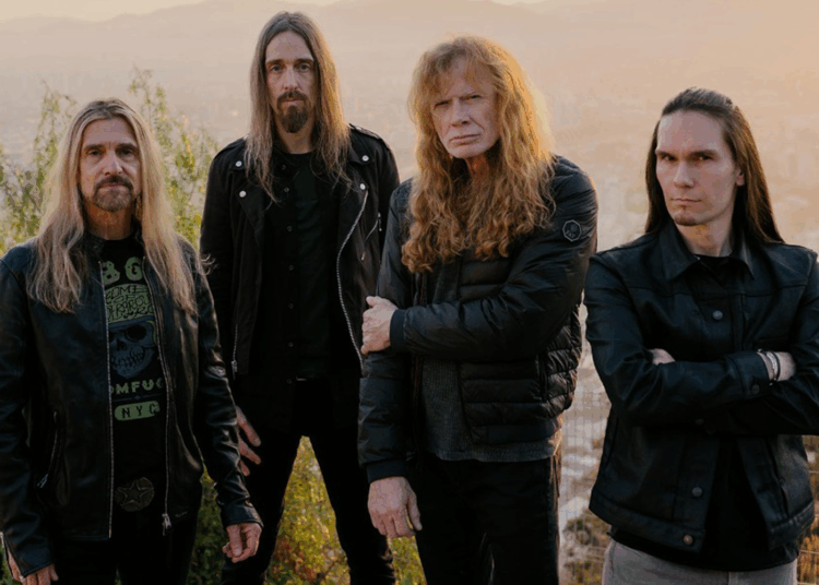Photo of the band Megadeth.
