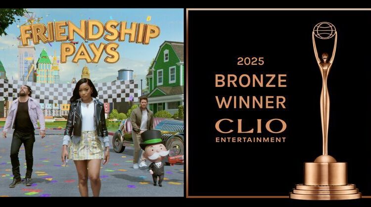 MONOPOLY GO!’s “Friendship Pays” Campaign Wins Clio Entertainment Award!
