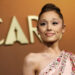 Ariana Grande attends the Academy of Motion Picture Arts and Sciences 16th Governors Awards in Los Angeles on Nov. 16, 2025.