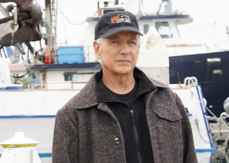Gibbs standing on an Alaskan dock in final episode on NCIS.