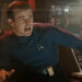 George Kirk frantic on the bridge of the USS Kelvin in Star Trek (2009)