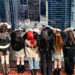 K-pop group AtHeart visited the Empire State Building.