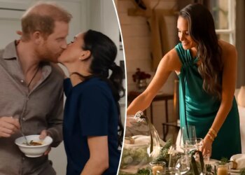 Meghan Markle, Prince Harry kiss in Netflix holiday special