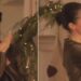 Meghan Markle Wears Silky Olive Green Blouse and Skirt in Christmas As Ever Post