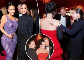 Meghan Markle and Prince Harry party with Kris Jenner, Kim Kardashian in new pics from momager's 70th birthday