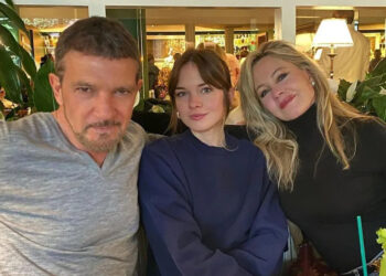 Melanie Griffith Instagram From left: Antonio Banderas, Stella Banderas and Melanie Griffith