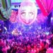 A crowd at a club in Miami
