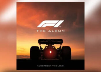 F1: The Movie soundtrack cover art, featuring 'Drive' by Ed Sheeran (Atlantic Records)