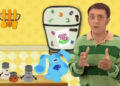 steve in the kitchen of blue's clues