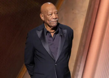 Morgan Freeman at the 2025 Oscars (Disney/Frank Micelotta)