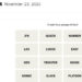 Today's NYT Connections puzzle for Sunday, November 23, 2025 / New York TimesThe New York Times