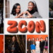 Clockwise from top L: Actor Auli’i Cravalho, Ziad Ahmed (VP, Head of UTA Next Gen), and actor Michael Cimino; Love Island’s Olandria and rapper Aliyah’s Interlude; Bubble recess; Paralympian Ezra Frech; Shaina Zafar (Executive, UTA Next Gen), Cheyenne Hunt (exe director Gen Z for Change), artist and designer Ella Emhoff, journalist Andrew Chang, and content creator-activist Zaya Perysian; Maya Peterson from Rock the Vote; Olivia Frary, head of ZCON and UTA Next Gen exec.