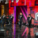 New Edition performs on Good Morning America on Thursday, October 30, 2025. (Paula Lobo)