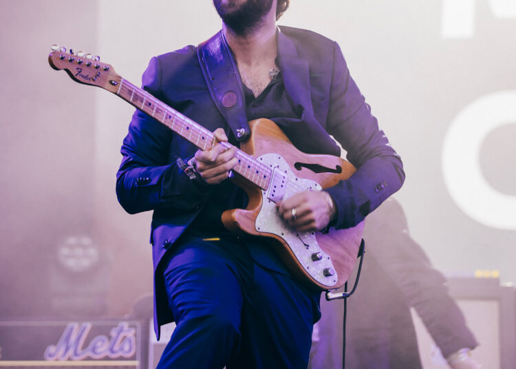 The Maccabees live at Glastonbury 2025, photo by Derek Bremner