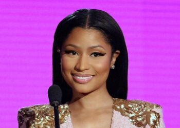 Nicki Minaj smiling.
