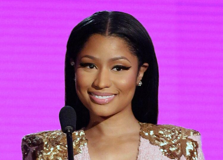 Nicki Minaj smiling.