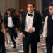 June Atlas and Jack in formal wear at the Vanderberg gala in Now You See Me: Now You Don't