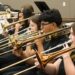 Students playing instruments at 2025 High School Honor Band at OU
