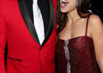 Jack White and Olivia Rodrigo attend the 2025 Rock & Roll Hall of Fame Induction Ceremony at Peacock Theater on November 08, 2025 in Los Angeles, California.