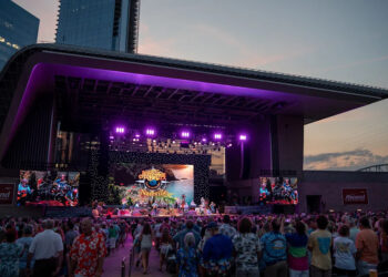 Jimmy Buffett performs at Ascend Amphitheater in Nashville, Tenn., Tuesday, July 6, 2021.