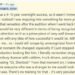 Benedict Cumberbatch AMA answer reading "Look, I was about a 9-10 year overnight success, so it wasn't immediate. The defining moment when I realized I was stepping into something far more public was of course Sherlock. I had that sensation after the audition when I went back to my moped. I realized things would be very different in terms of being recognized because I knew there would be attention on it as a prime piece of very well-known IP and an iconic character, but not with any idea of how successful it would be. Although he has different hair to me... so I could still scrape by unrecognized from time to time, but it really was at that moment life changed, especially if I just stepped out of the hair salon in pre-production looking like him. I literally remember stopping traffic out of Aveda on Shaftesbury Avenue with cabbies, truck drivers, and pedestrians stopping, pointing, or shouting "Oi, Sherlock!" From that moment on, I knew I would often walk into rooms where everyone who was a stranger to me would look at me and recognize who I was. There's no training for that - it's very peculiar."
