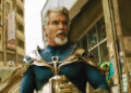 Pierce Brosnan as Dr. Fate in Black Adam.