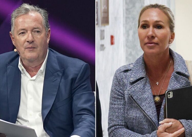 Piers Morgan claims Marjorie Taylor Greene canceled interview - Celebrity News - Entertainment